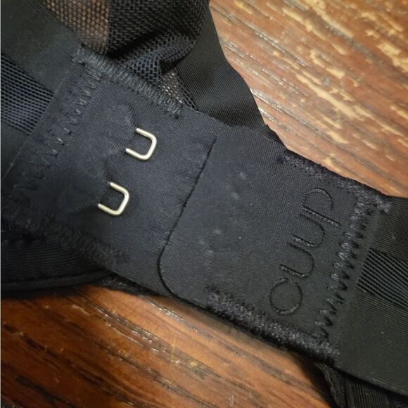 CUUP The Plunge Mesh Black Bra, Various Sizes NEW W/O TAG - Picture 6 of 6